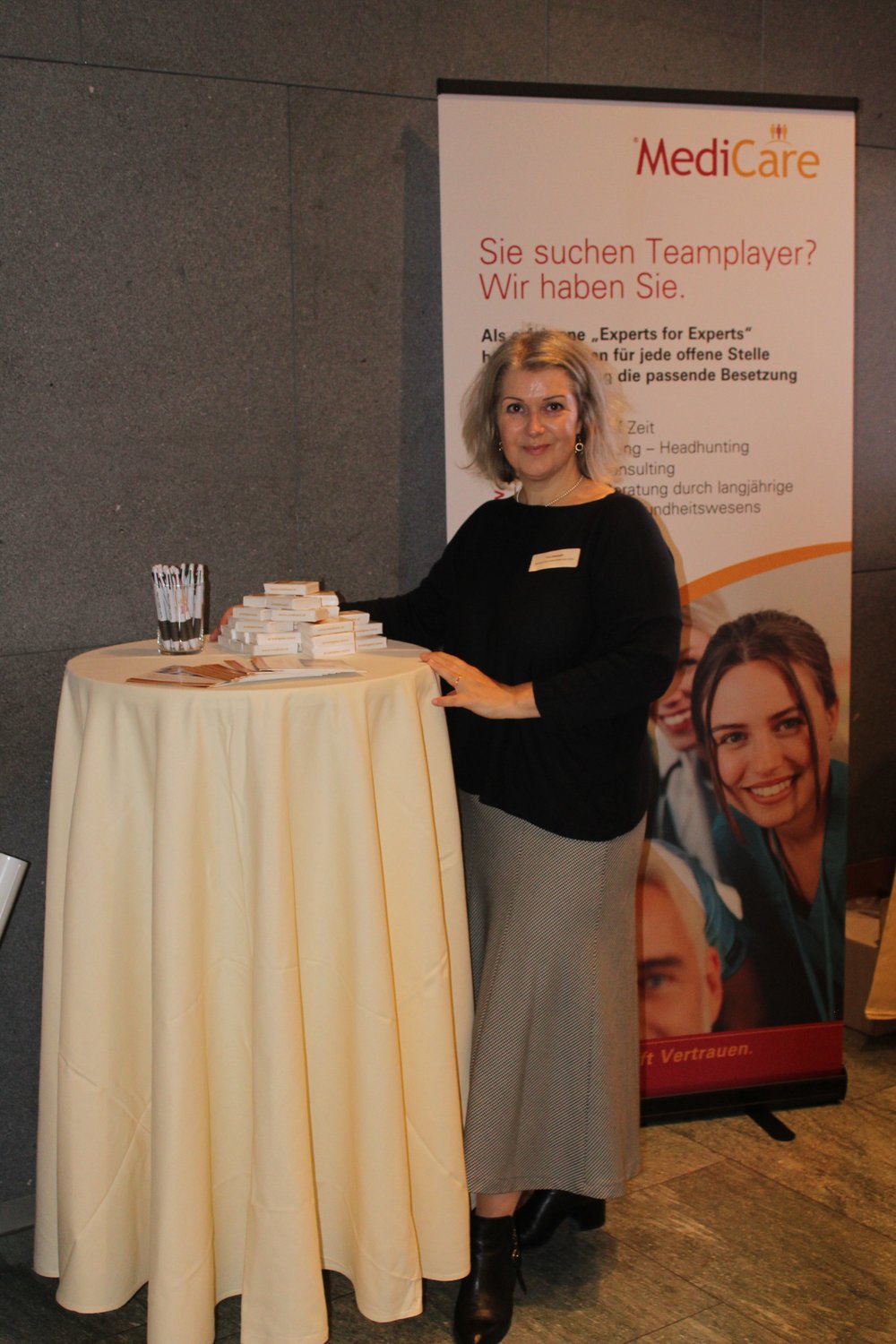 Die MediCare Personaldienstleistungen GmbH war als Aussteller bei der Fachtagung der NÖ ARGE für Pflege und Betreuung mit dabei;
