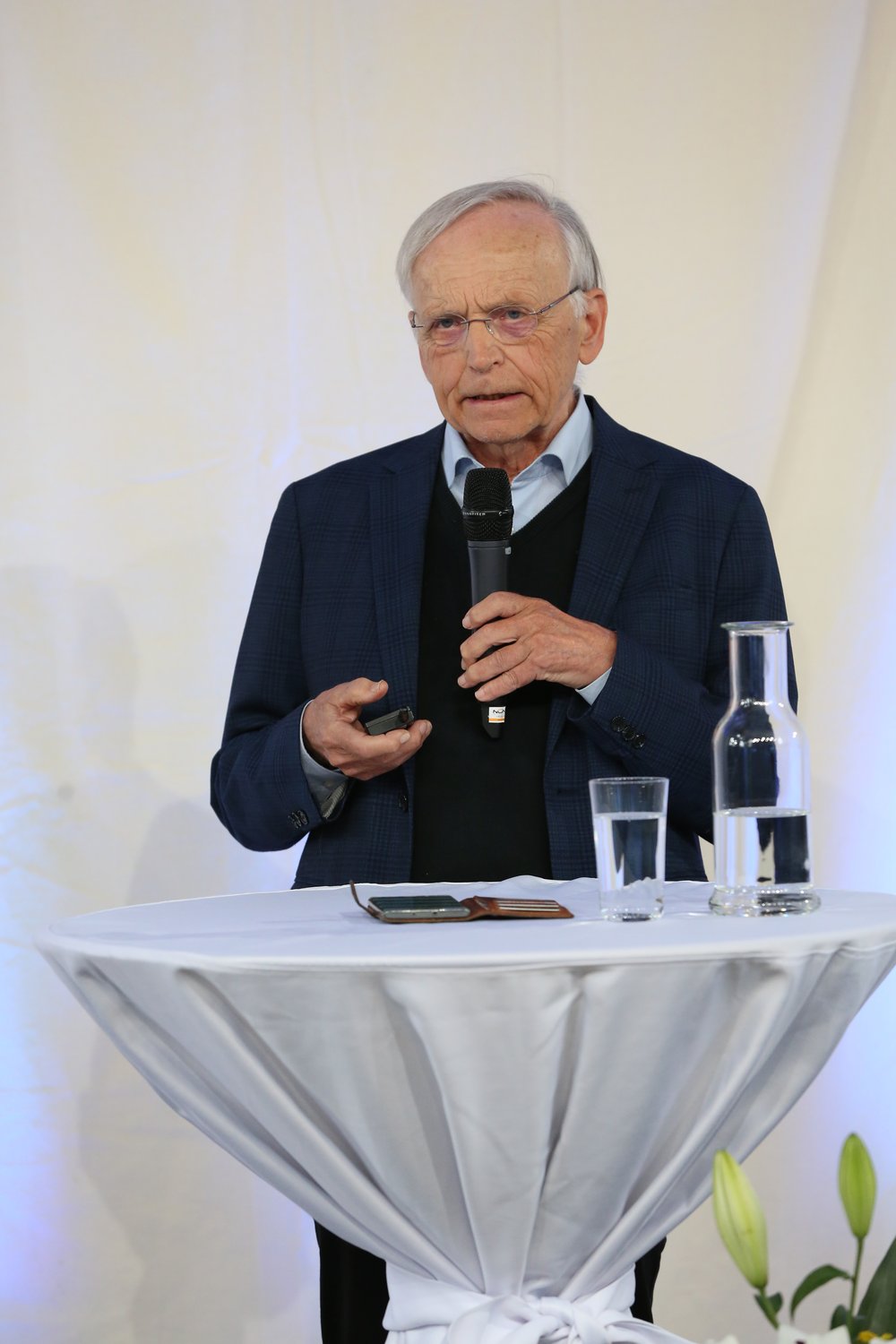 Dr. Paul M. Zulehner bei seinem Vortrag "Bange Zuversicht – Was Menschen in der Corona-Krise bewegt";